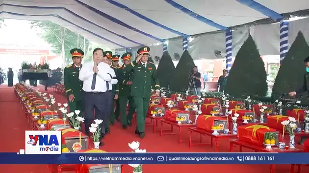 Phó Thủ tướng Phạm Gia Túc dự an táng 173 hài cốt liệt sĩ tại Tây Ninh