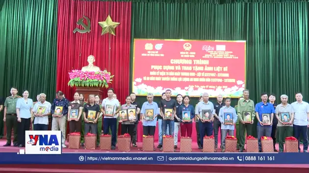 Phục dựng ảnh Liệt sỹ - nối dài hành trình tri ân