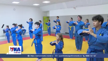 Người Việt tại Pháp lan tỏa văn hóa qua võ cổ truyền Vovinam