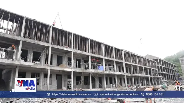 Tăng tốc xây dựng Trường nội trú liên cấp Sơn Vĩ