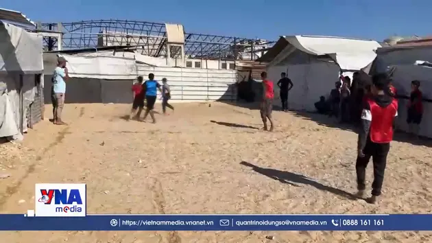 World Cup đặc biệt giữa khu lều tạm Gaza