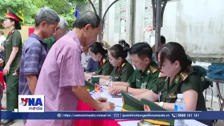 Nghệ An: Ấm tình quân y Việt Nam - Lào nơi miền biên giới