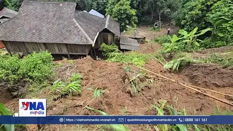 Mưa lũ gây nhiều thiệt hại về giao thông và tài sản của người dân ở Lai Châu
