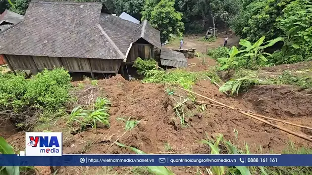 Mưa lũ gây nhiều thiệt hại về giao thông và tài sản của người dân ở Lai Châu