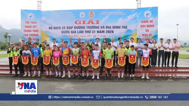 Khai mạc Giải Vô địch Xe đạp đường trường và địa hình trẻ quốc gia lần thứ 31 năm 2026