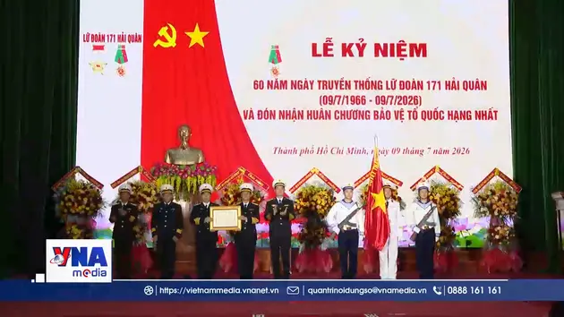 Lữ đoàn 171 đón nhận Huân chương Bảo vệ Tổ quốc hạng Nhất