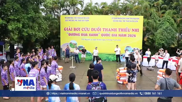 Giải bơi cứu đuối thanh thiếu nhi Đường đua xanh quốc gia
