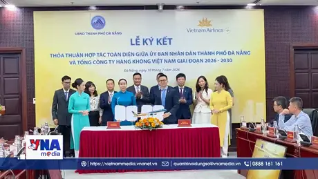Đà Nẵng và Vietnam Airlines mở rộng hợp tác giai đoạn 2026 - 2030