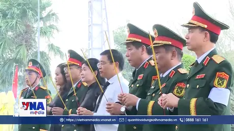 Truy điệu, an táng 63 hài cốt liệt sỹ