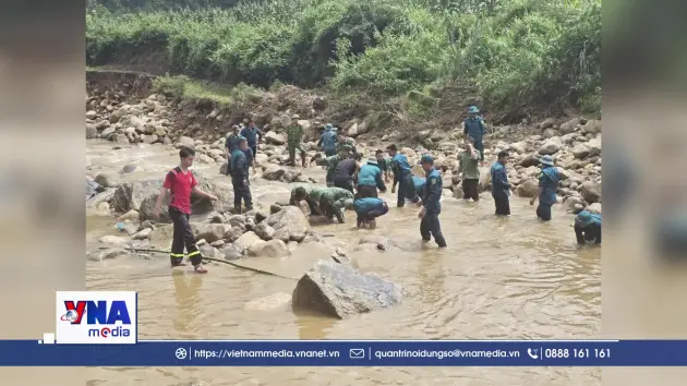Tìm thấy nạn nhân bị cuốn trôi khi đi qua đập tràn tại Lai Châu