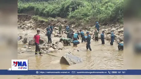 Tìm thấy nạn nhân bị cuốn trôi khi đi qua đập tràn tại Lai Châu