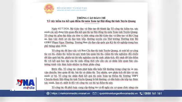 Khởi tố thêm 15 bị can vụ thi tốt nghiệp THPT ở Tuyên Quang