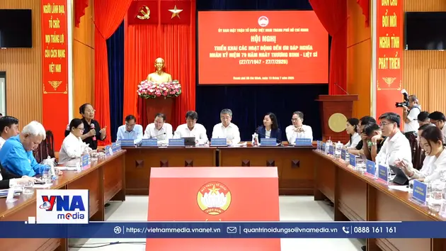 Triển khai hoạt động đền ơn đáp nghĩa trên địa bàn TP HCM