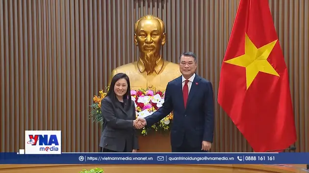 Thủ tướng Lê Minh Hưng tiếp Đại sứ Hoa Kỳ Jennifer Wicks