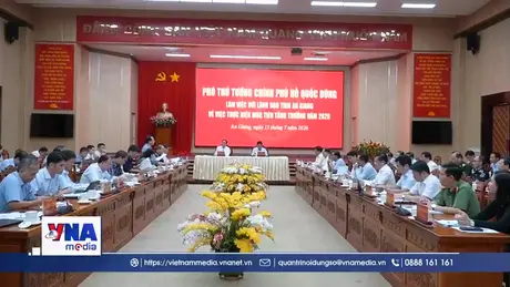 Đoàn công tác Chính phủ làm việc với lãnh đạo tỉnh An Giang