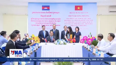 Thống nhất triển khai liên vận quốc tế qua cửa khẩu Tân Nam - Meun Chey