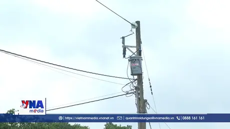 Nhiều trụ điện 