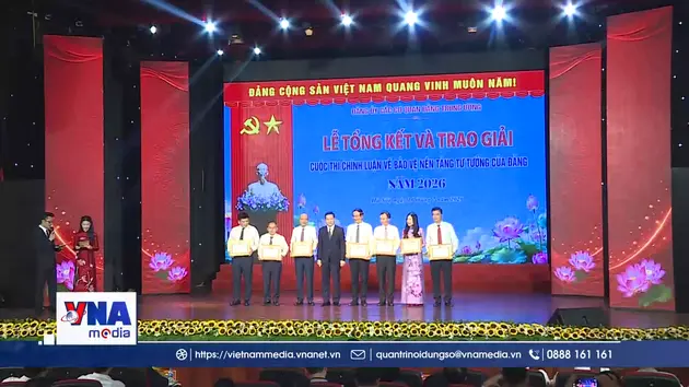 Trao giải Cuộc thi chính luận “Bảo vệ nền tảng tư tưởng của Đảng trong kỷ nguyên mới