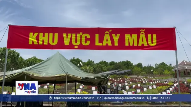 Đà Nẵng đẩy nhanh lấy mẫu hài cốt liệt sĩ chưa xác định danh tính