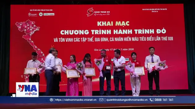 Gia Lai tuyên dương tập thể, gia đình, cá nhân hiến máu tiêu biểu