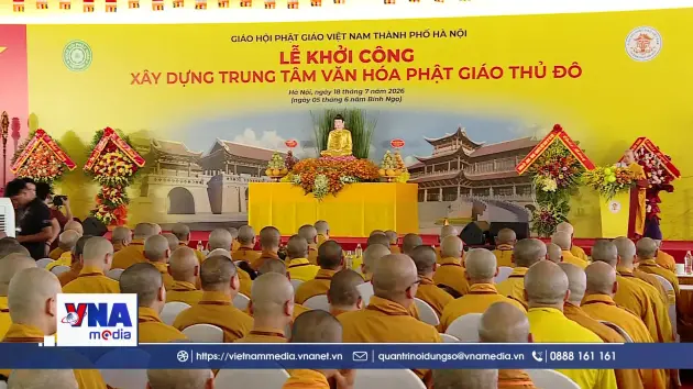 Khởi công Trung tâm Văn hóa Phật giáo Thủ đô Hà Nội