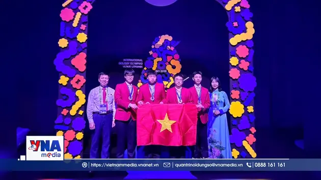 Việt Nam đoạt 4 Huy chương Bạc Olympic Sinh học quốc tế