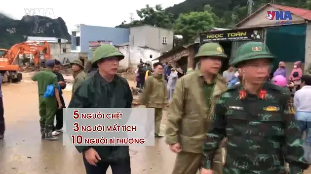 Thông tin an ninh an toàn ngày 19.7: Mưa lũ làm 8 người chết và mất tích
