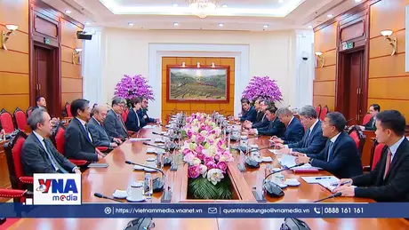Thường trực Ban Bí thư tiếp Quyền Tổng Thư ký LDP Nhật Bản