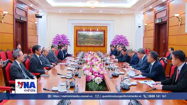 Thường trực Ban Bí thư tiếp Quyền Tổng Thư ký LDP Nhật Bản