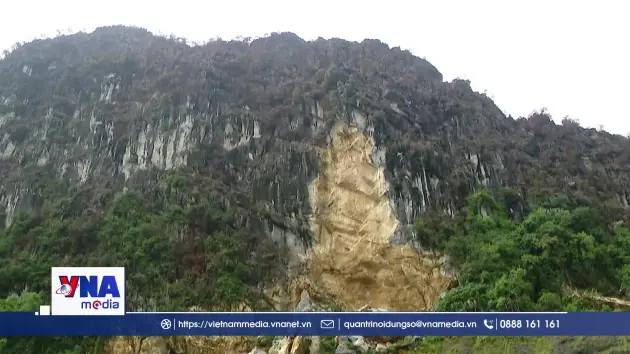 Chủ động ứng phó với tình trạng sạt lở núi đá khu vực núi Cao San