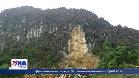Chủ động ứng phó với tình trạng sạt lở núi đá khu vực núi Cao San