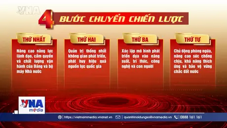 Người dân tin tưởng vào 4 bước chuyển chiến lược đưa đất nước phát triển