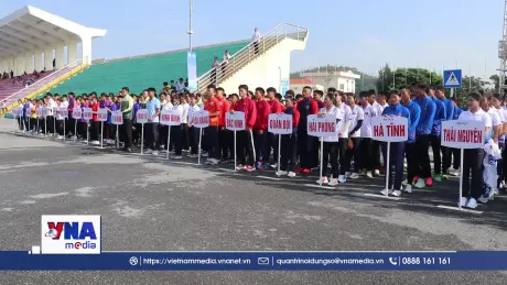 Khai mạc giải Đua thuyền Rowing U19, U23 và Canoeing