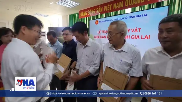 Gia Lai: Trao trả hồ sơ, kỷ vật cán bộ đi B sau hơn 70 năm