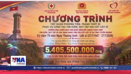 Tuyên Quang tiếp nhận hơn 5,4 tỷ đồng hỗ trợ tìm kiếm hài cốt liệt sĩ