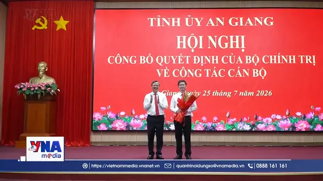 Ông Lê Quang Tùng giữ chức Bí thư Tỉnh ủy An Giang