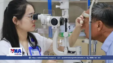 Ninh Bình khám mắt cho người có công và thân nhân liệt sĩ