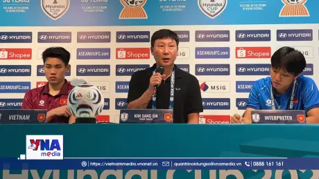 ASEAN Cup 2026: HLV Kim Sang Sik tự hào khi đội tuyển Việt Nam thắng đậm