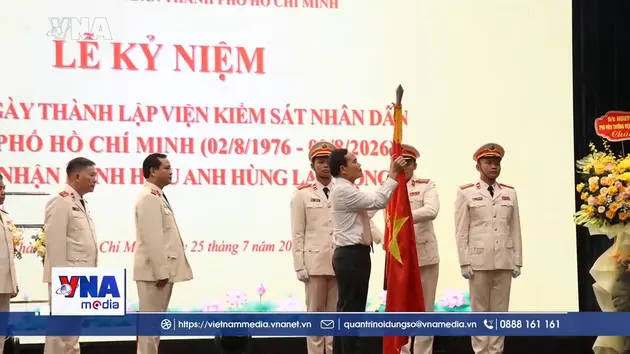 Viện Kiểm sát nhân dân TP.HCM đón nhận danh hiệu Anh hùng Lao động