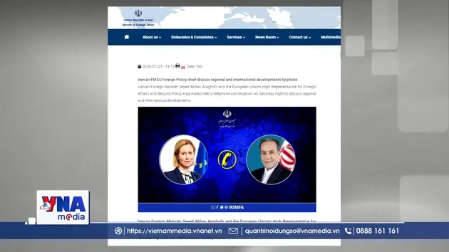 Iran kêu gọi EU hành động trước vụ tấn công tàu của Ukraine