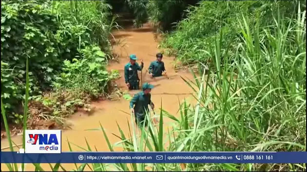Người dân phát hiện cá thể lạ nghi giống cá sấu tại xã biên giới