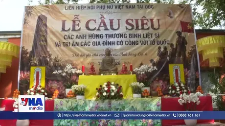 Kiều bào tại Đức tổ chức Đại lễ cầu siêu tri ân các liệt sĩ