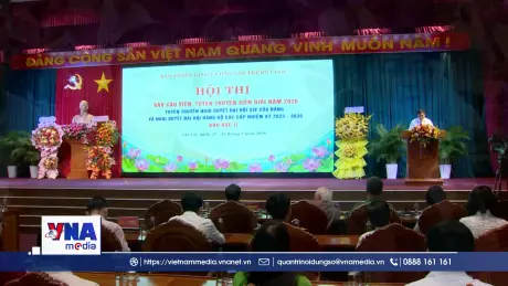 Khai mạc Hội thi Báo cáo viên, tuyên truyền viên giỏi năm 2026 khu vực II