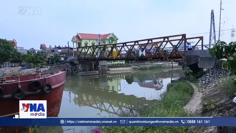 Cầu sắt xuống cấp, tiềm ẩn nguy cơ mất an toàn mùa mưa bão