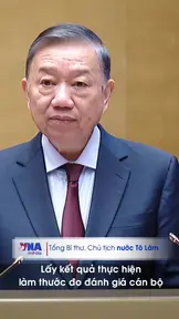 Lấy kết quả thực hiện làm thước đo đánh giá cán bộ