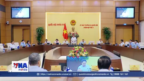 Bế mạc Phiên họp thứ 4 của Ủy ban Thường vụ Quốc hội
