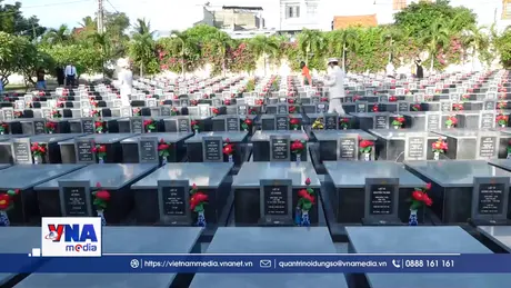 Lấy mẫu ADN hơn 1.500 mộ liệt sĩ tại Nghĩa trang liệt sĩ Phú Yên