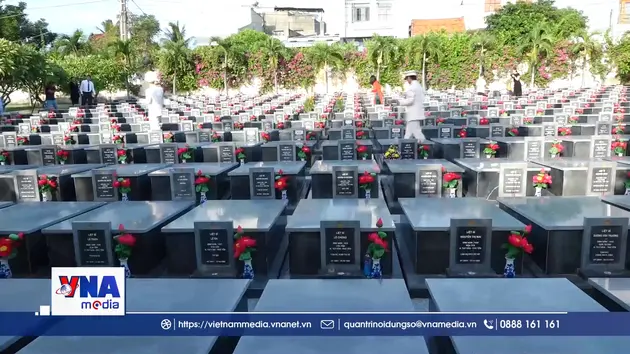 Lấy mẫu ADN hơn 1.500 mộ liệt sĩ tại Nghĩa trang liệt sĩ Phú Yên