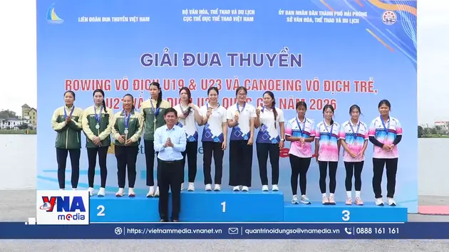 Hà Nội và Hải Phòng nhất toàn đoàn đua thuyền quốc gia 2026