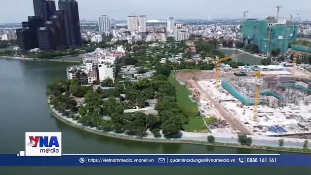 Thúc đẩy tiến độ dự án Nhà hát Ngọc Trai và đường Đặng Thai Mai